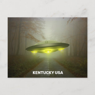 KENTUCKY USA SPACESHIP UFO ART Briefkaarten
