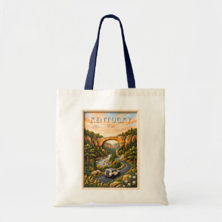 Kentucky USA Wegreis 3D Textuur Red River Gorge Tote Bag