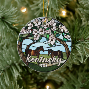 Kentucky vakantie souvenir keramisch ornament