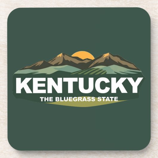 Kentucky Verenigde Staten Bier Onderzetter (Voorkant)