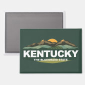 Kentucky Verenigde Staten Magneet (Voorkant / Achterkant)
