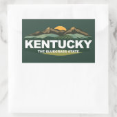 Kentucky Verenigde Staten Rechthoekige Sticker (Tas)