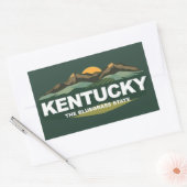 Kentucky Verenigde Staten Rechthoekige Sticker (Envelop)