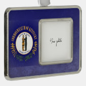Kentucky Verzilverd Omlijst Ornament (Rechts)