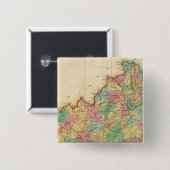 Kentucky Vierkante Button 5,1 Cm (Voorkant /achterkant)