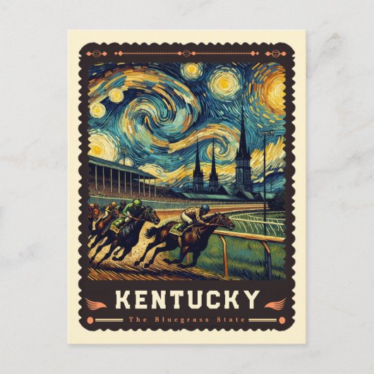 Kentucky | Vincent van Gogh geïnspireerd Briefkaart (Voorkant)