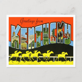 Kentucky Vintage Big Letters Briefkaart