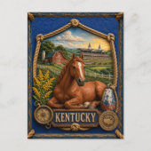 Kentucky Vintage Reis Briefkaart (Voorkant)