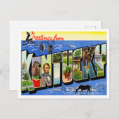 Kentucky Vintage Travel Briefkaart (Voorkant / Achterkant)