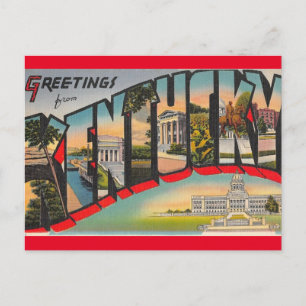 Kentucky Vintage Travel Briefkaart