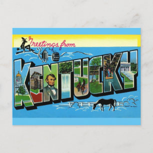 Kentucky Vintage Travel Briefkaart