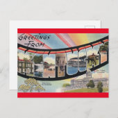 Kentucky Vintage Travel Briefkaart (Voorkant / Achterkant)