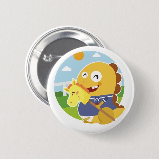 Kentucky VIPKID-Button Ronde Button 5,7 Cm (Voorkant /achterkant)