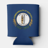 Kentucky vlag blikjeskoeler (Achterkant)