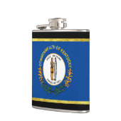 Kentucky vlag heupfles (Links)