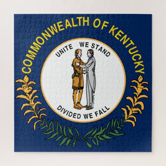 Kentucky vlag legpuzzel (Verticaal)