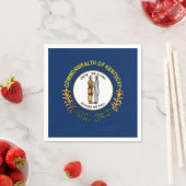 Kentucky vlag servet (Insitu)