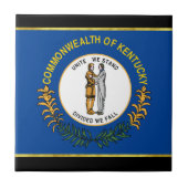 Kentucky vlag tegeltje (Voorkant)