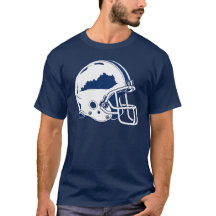 Kentucky Voetbalhelm Staat Kaart Sport Ontwerp