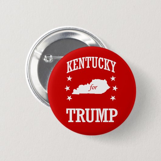 KENTUCKY VOOR TRUMP RONDE BUTTON 5,7 CM (Voorkant /achterkant)