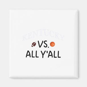Kentucky vs. All Y'all Football Sketel Magneet