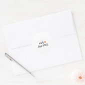 Kentucky vs. All Y'all Football Sketel Ronde Sticker (Envelop)