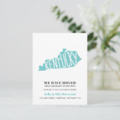 KENTUCKY We hebben het nieuwe adres Nieuw startpun Briefkaart (Staand voorkant)