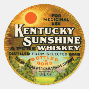 Kentucky Whiskey Label