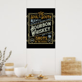Kentucky Whiskey Poster (Keuken)