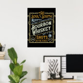 Kentucky Whiskey Poster (Thuiskantoor)