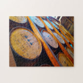 Kentucky Whiskey-vaten. Legpuzzel (Horizontaal)