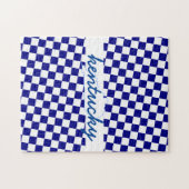 Kentucky Wildcat Fan Gift Challchallenge Blue Puzz Legpuzzel (Horizontaal)