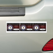 Kentucky Zombie Hunting Permit Bumpersticker (Op auto)