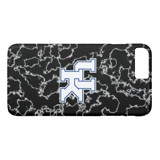 Kentucky | Zwarte marmer Case-Mate iPhone Case (Achterkant (Horizontaal))