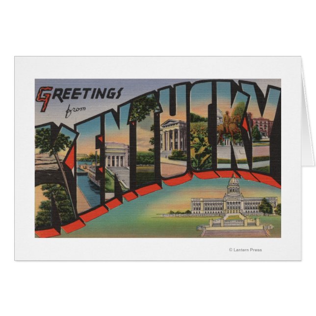 KentuckyLarge Letter ScenesKentucky (Voorkant Horizontaal)