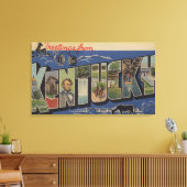 KentuckyLarge Letter ScenesKentucky 2 Canvas Afdruk (Insitu (Woonkamer))
