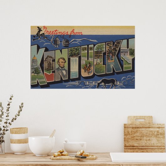KentuckyLarge Letter ScenesKentucky 2 Poster (Keuken)