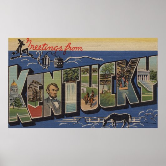 KentuckyLarge Letter ScenesKentucky 2 Poster (Voorkant)