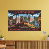 KentuckyLarge Letter ScenesKentucky 3 Canvas Afdruk (Insitu (Woonkamer))