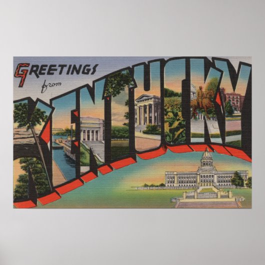 KentuckyLarge Letter ScenesKentucky Poster (Voorkant)