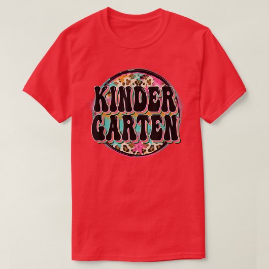 Kentuinleraar naar school t-shirt (Design voorkant)
