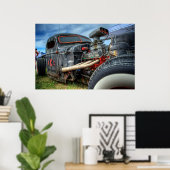 Kentz KCustom Cycle Rat Rod Poster (Thuiskantoor)