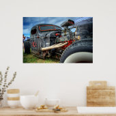 Kentz KCustom Cycle Rat Rod Poster (Keuken)