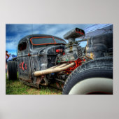 Kentz KCustom Cycle Rat Rod Poster (Voorkant)