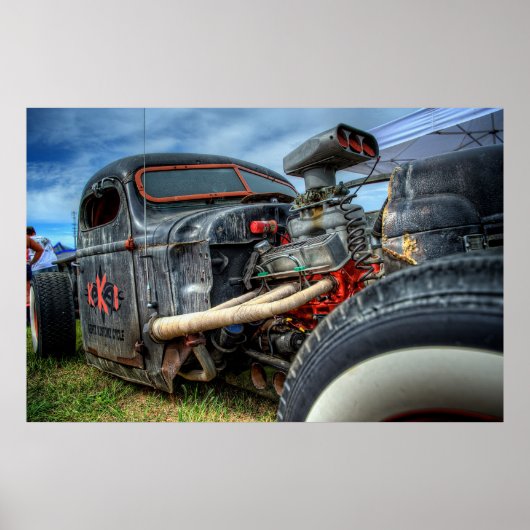 Kentz KCustom Cycle Rat Rod Poster (Voorkant)