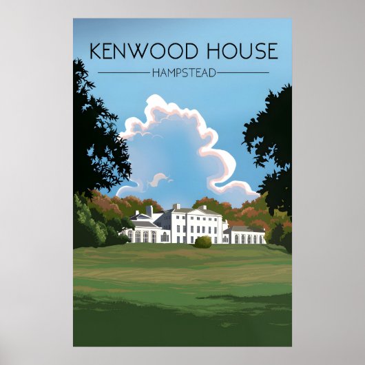 Kenwood House Londen Reisposter Poster (Voorkant)