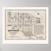  Kenwood Kaart van Californië Poster (Voorkant)
