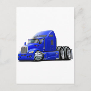 Kenworth 660 Blue Truck Briefkaart
