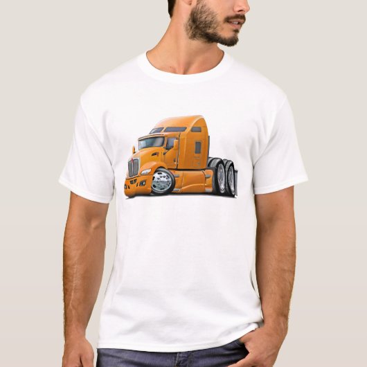 Kenworth 660 Oranje Truck T-shirt (Voorkant)