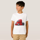 Kenworth 660 Red Truck T-shirt (Voorkant volledig)